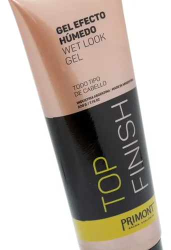 Primont Top Finish Gel Efecto Húmedo Fijación Peinado Local