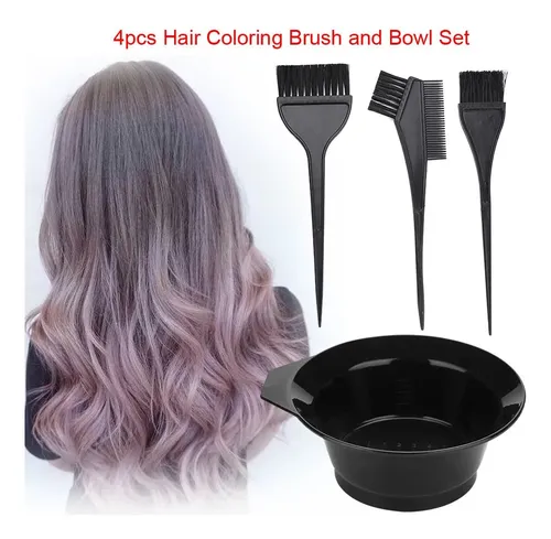 Juego De Tinte For El Cabello, Cepillo For El Cabello Y