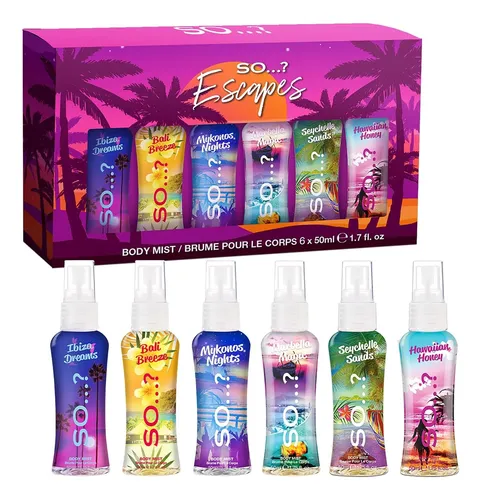 ¿así Que…? Set Escapes Body Mist – Perfumes Para Mujer