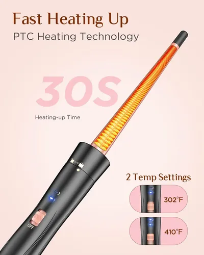 Plancha De Pelo Kinked 5 En 1 Rosa Oro 110v/240v