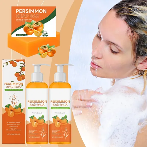 Gel Eficaz Con Aroma A Caqui Para El Olor Corporal, Unisex,