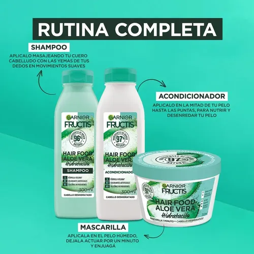 Shampoo Fructis Hair Food Aloe 300 Ml