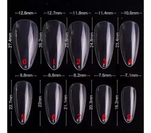 Tips Para Soft Gel Y Press On Nails Paris Night X50 Premium