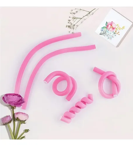 30 Rulos De Pelo Con Peine Varillas Flexi Set De Rizadores