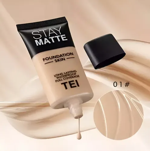 Stay Matte Base Foundation Waterproof Tei Alta Cobertura