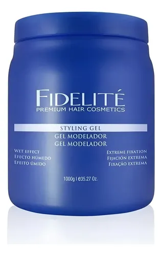 Gel Modelador Fijacion Extrema Efecto Humedo 1000gr Fidelite