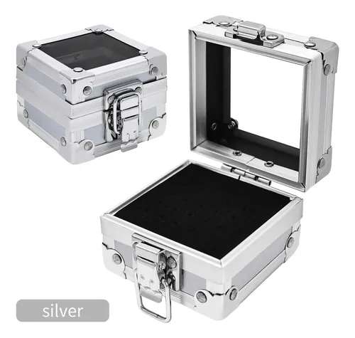 Nail Drill Grinding Bit Holder Box,professional Nail Silver