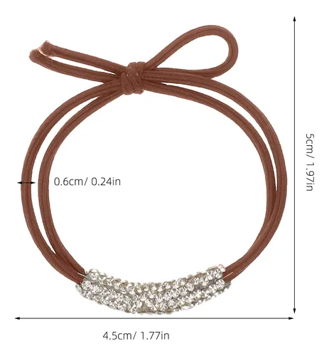 24 Cintas Para El Pelo Con Diamantes De Imitación Bandas Elá