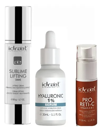 Promo X3: Hialuronico+ Lifting Sublime+ Vitamina C. Idraet