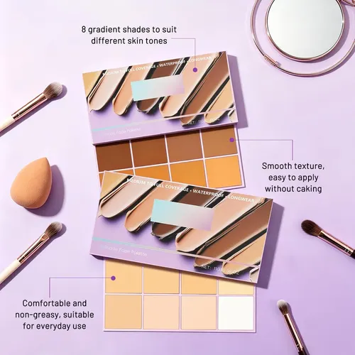 Corrector En Paleta 8 Tonos Douniu Mediano