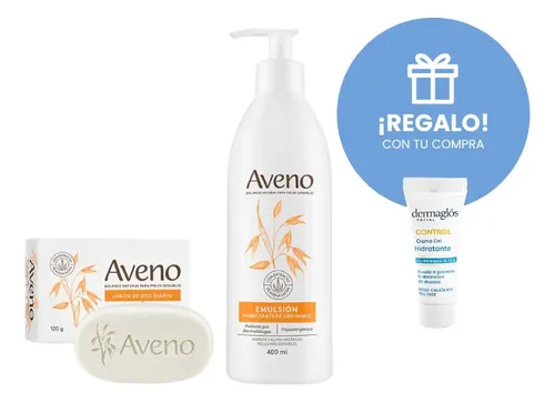 Aveno Combo Emulsión 400 Ml + Jabón Compuesto 120 Gr. Neutra