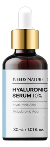 Hyaluronic Acid 10% Facial Serum  Needs Nature Diy Booster