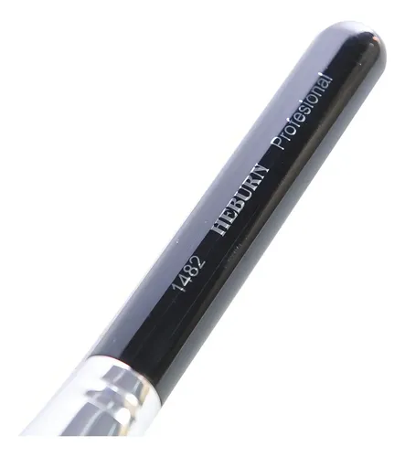 Heburn Brocha Contouring Fibra Óptica Maquillaje Cod 1482 Color Negro