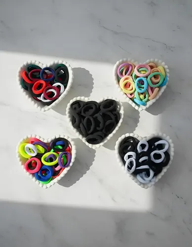 Colitas De Pelo Mini Elásticas Lycra 2cm Pack X100 Mayorista