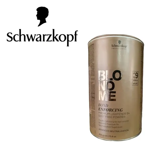 Polvo blanqueador Schwarzkopf Professional Blondme Bond Reforcing Premium de 9 tonos