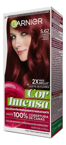 Kit Tintura Permanente Cor Intensa Tono 5.62 Garnier