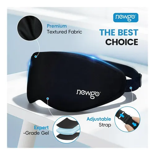 Newgo Mascarilla De Gel 3d Para Ojos, Refrescante Y Suave
