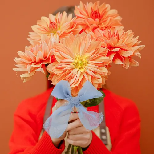 Cinta De Pelo De Flor De Poliéster Multiusos Sólida Azul