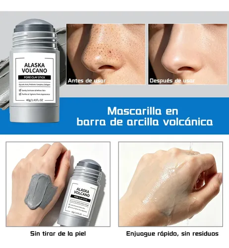 Mascarilla Barra Arcilla Volcánica, Purificación Y ^.^
