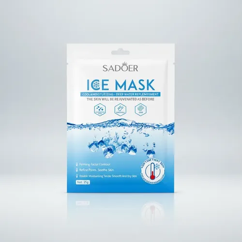 Set X4 Mascarilla Facial Sadoer Ice Mask Hidratante