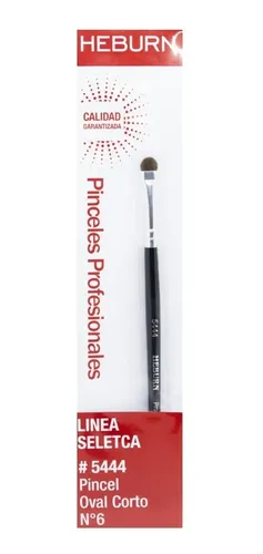Brocha de ojos Heburn Ovalada Cerdas Naturales Negra Modelo 5444