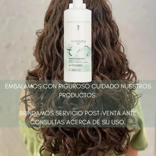 Shampoo Wella Rulos Nutricurls X1000 Nutricion Liviano Rizos