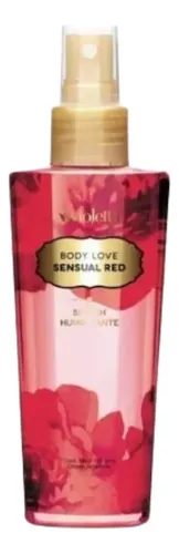 Body Splash Mujer Humectante Sensual Red Violetta Cosmeticos