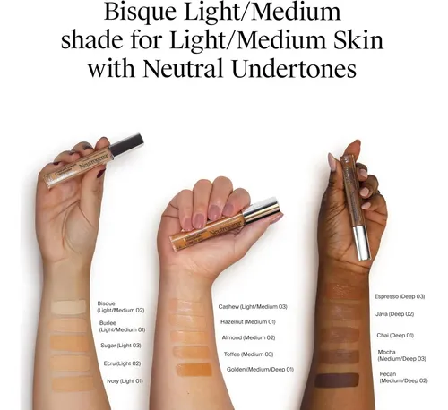 Concealer Neutrogena Dorado Medio/profundo 01 Con Péptidos