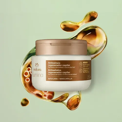 Lumina Mascara Regeneradora Capilar Antiseñales Natura