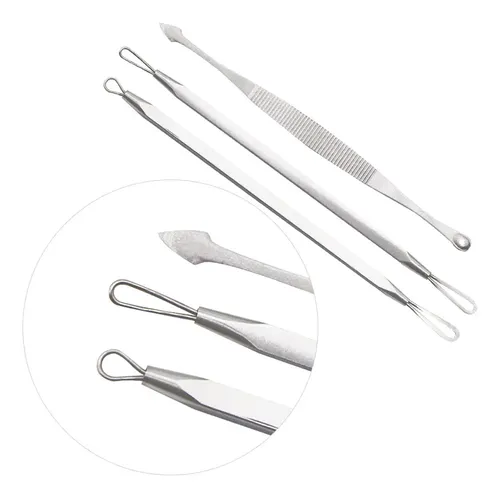 Aguja Negra Para Eliminar Imperfecciones, Acné, Cabeza, Espi