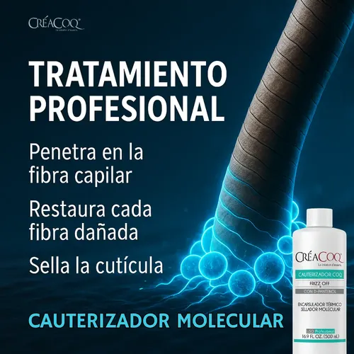 X2: Cauterizador Sin Frizz Repara + Protector Térmico Karité