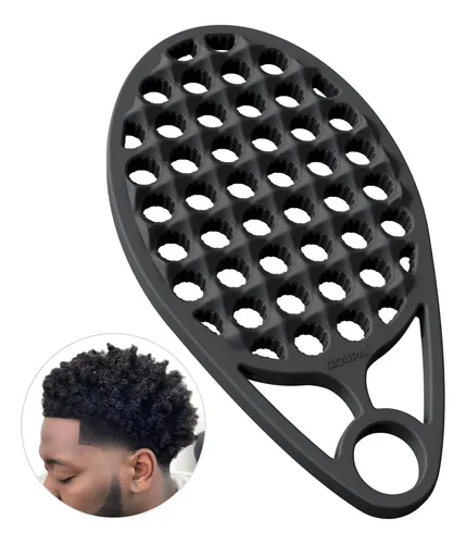 Cepillo Y Peine Mágico De Silicona Para Cabello Rizado