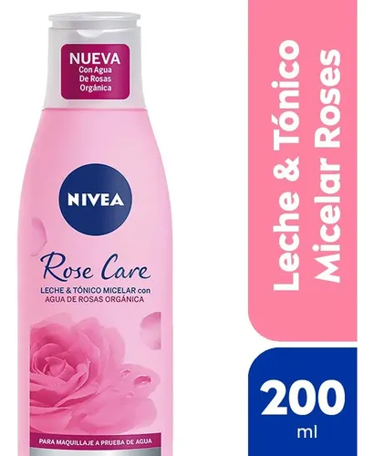 Leche Y Tónico Micelar 2 En 1 Nivea Rose Care 200 Ml