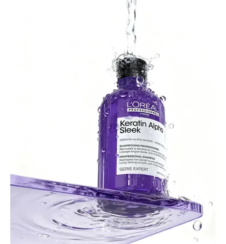 Shampoo Loreal Keratin Alpha Sleek Sin Sulfatos 300ml