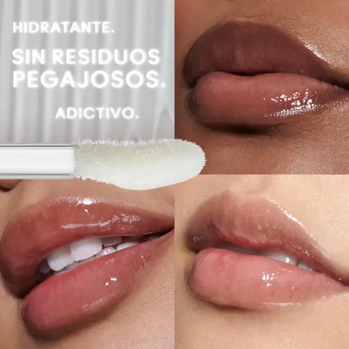 Brillo Labial Mac Lipglass Air | Zephyr | Glossy No-pegajoso | Hidratante Ligero