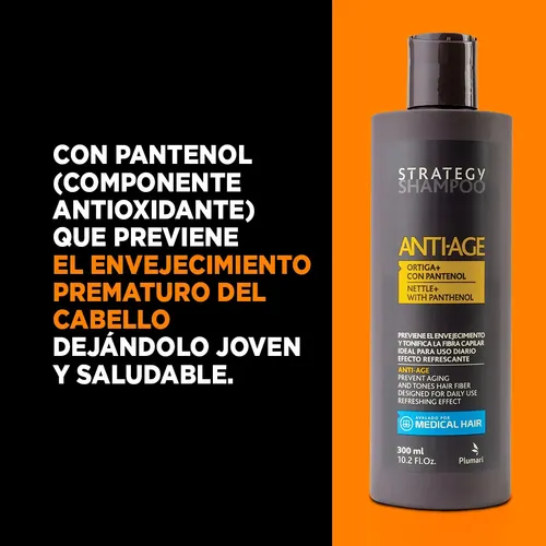 Shampoo Strategy Antiage 300ml Plumari
