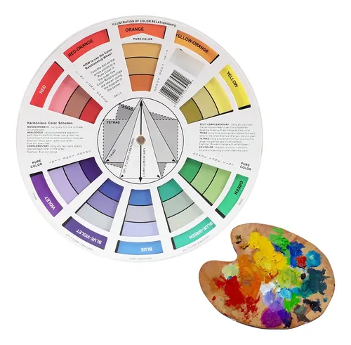 Círculo Cromático Color Wheel Modelo Interactivo Ropa Diseño Colores