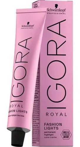 Tintura Schwarzkopf Professional Igora royal Specialities fashion lights tono l-77 mechas cobrizo intenso para cabello