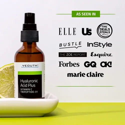 Sérum Yeouth De Ácido Hialurónico Para Rostro Con Vitamina C