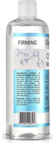 Agua Micelar Dermatouch Colágeno Ácido Hialurónico 473ml