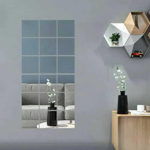 Adornos De Acrílico Para Pared, Pegatinas Espejo