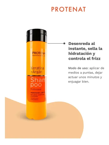 Shampoo Anti Frizz Keratina Argan 280ml Protenat