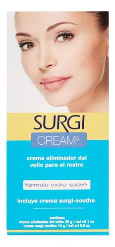 Crema Depilatoria Facial Surgiwax 59 Ml, Suave Y Efectiva