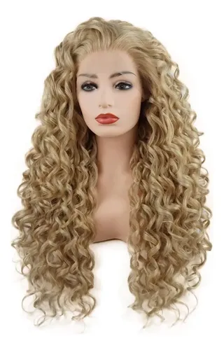 Cabello Meiyite Rizado Largo 26 Pulgadas De Tres Tono Mezcla