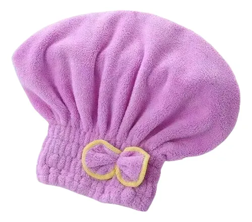 Super Absorbent Hair Towel Wrap, Drying Corals Purple 9ee201441-pl