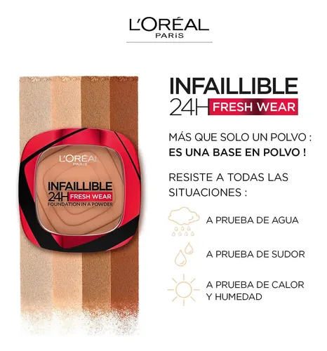 Base En Polvo Loreal Paris Infallible Fresh Wear 24h