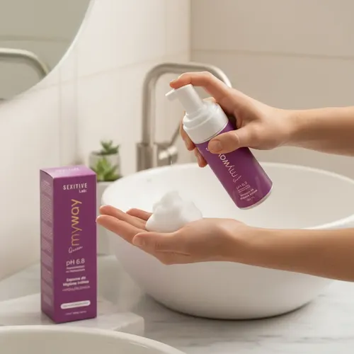 Espuma De Higiene Intima Femenina Menopausia Ph 6,8 150ml