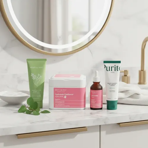 Kit Skincare Hidratante Coreano Mary&may Purito Hialurónico