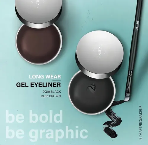 Delineador Idraet En Gel Dg10 Black Color Negro