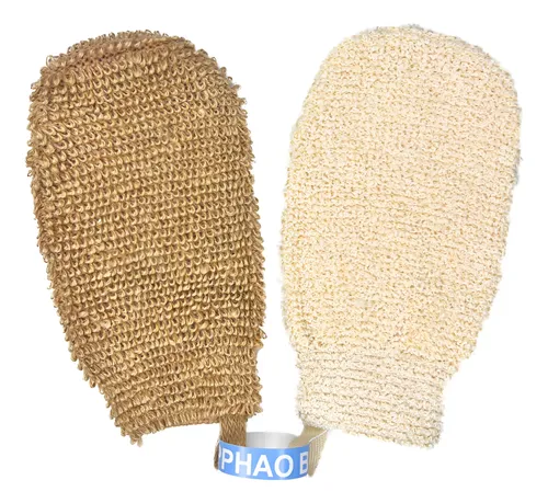 Guantes De Baño Orgánicos Exfoliantes Para Ducha